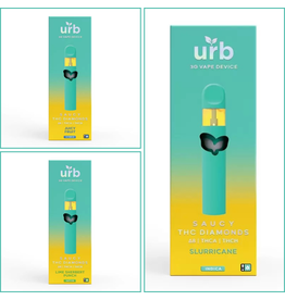 URB URB Saucy THC Diamonds Delta-8 THCa THCH 3gr Disposable
