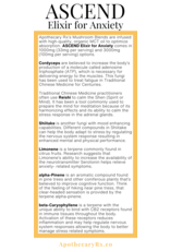 Apothecary Rx Apothecary Rx ASCEND Elixir for Anxiety 30ml
