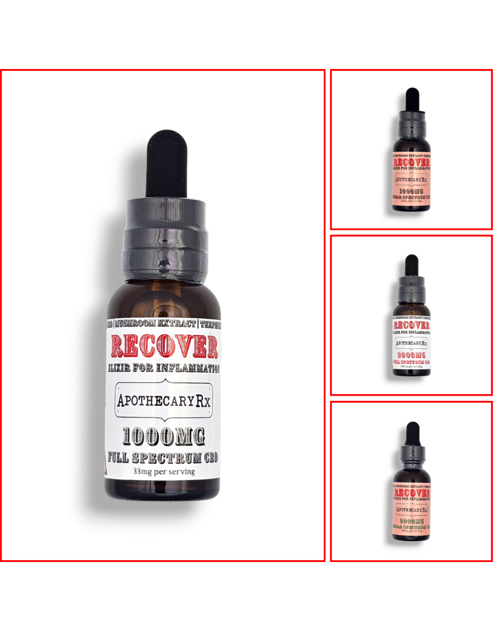 Apothecary Rx RECOVER Elixir for Inflammation 30ml