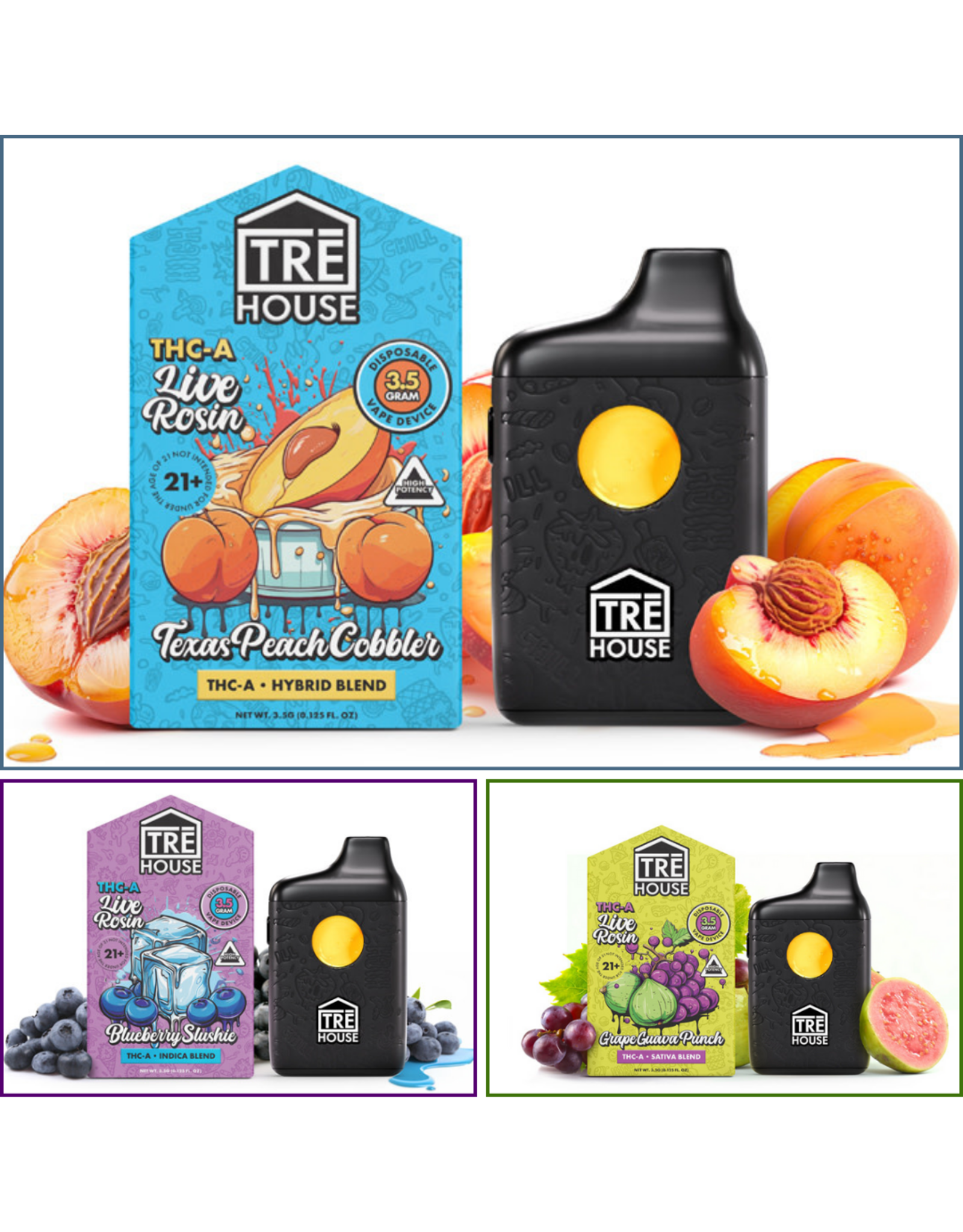 Tre House Tre House THCa Live Rosin Disposable 3.5gr