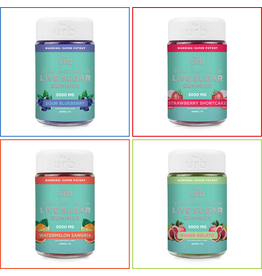 URB URB Live Sugar Gummies THCa THCP Delta-8 Delta-9 200mg 25ct