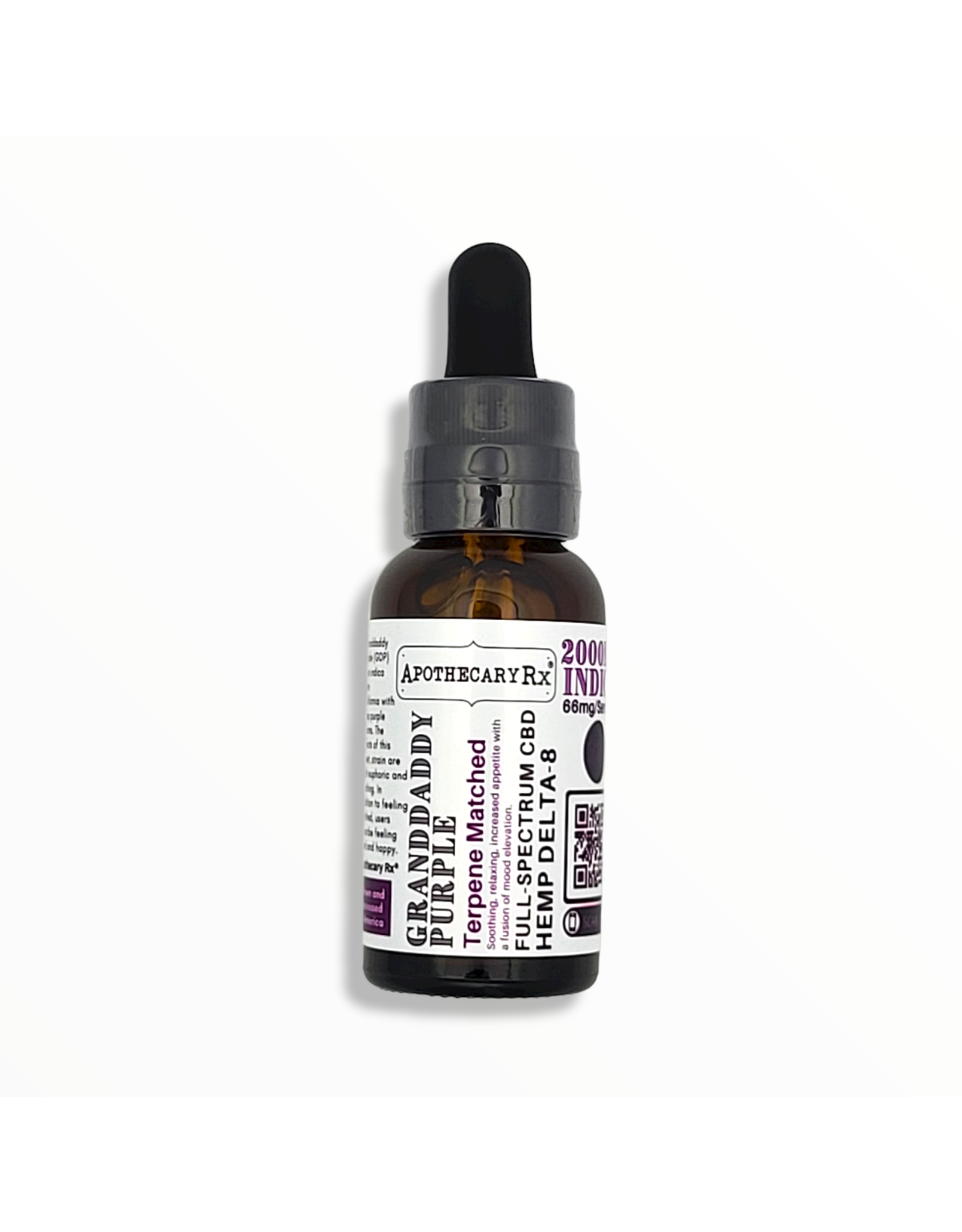 Apothecary Rx Delta-8 CBD Elixir 30ml