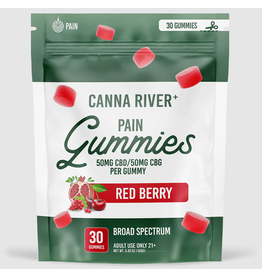 Canna River Canna River 100mg Broad Spectrum CBD CBG Pain Gummies 30ct