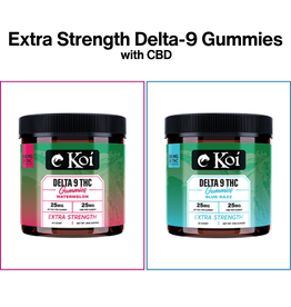 Koi Koi 25mg Delta-9 25mg CBD Extra Strength Gummies 20ct