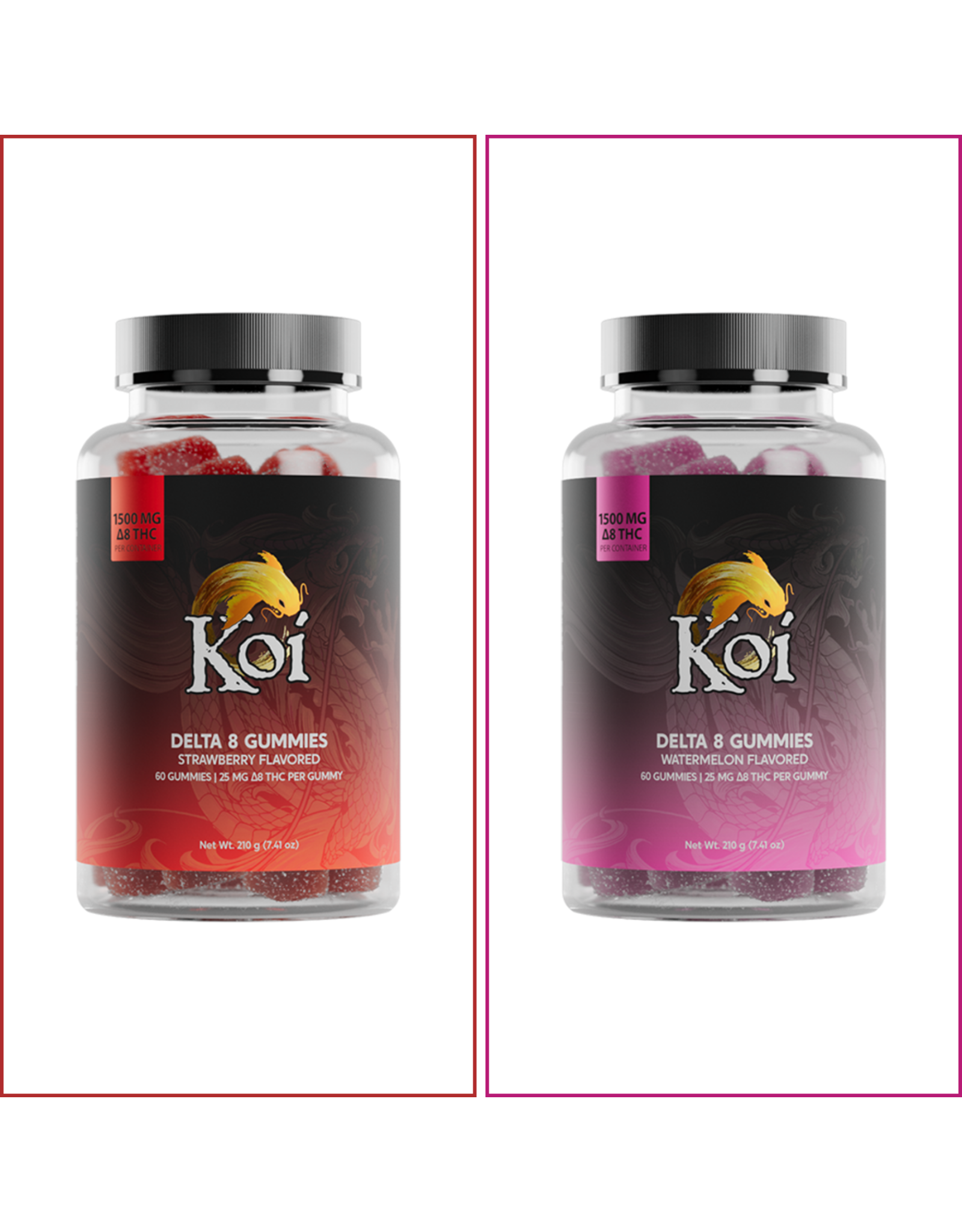 Koi Koi 25mg Delta-8 Gummies 60ct