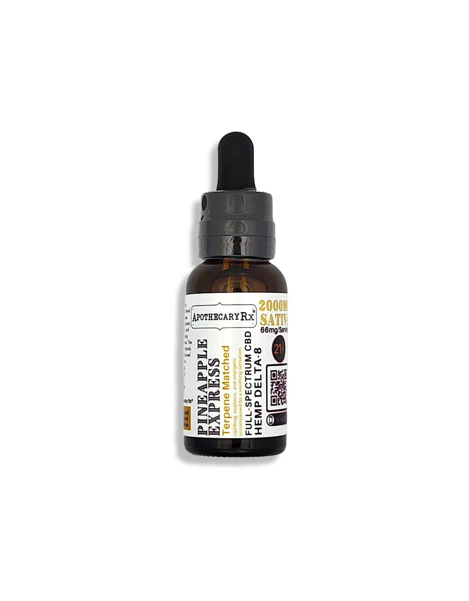 Apothecary Rx Delta-8 CBD Elixir 30ml