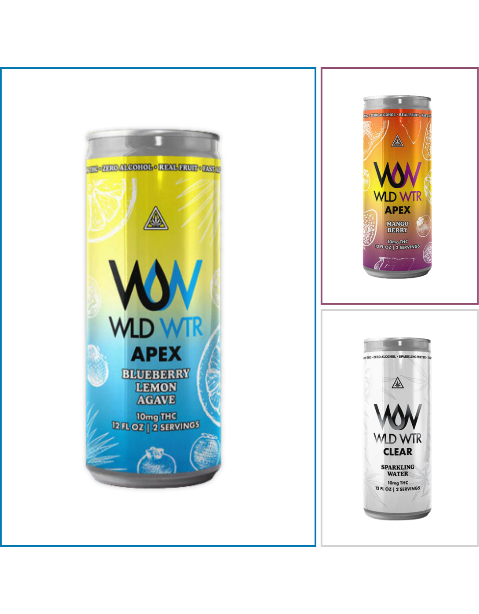 Wld Wtr WLD WTR 10mg Delta-9 Seltzer 12oz