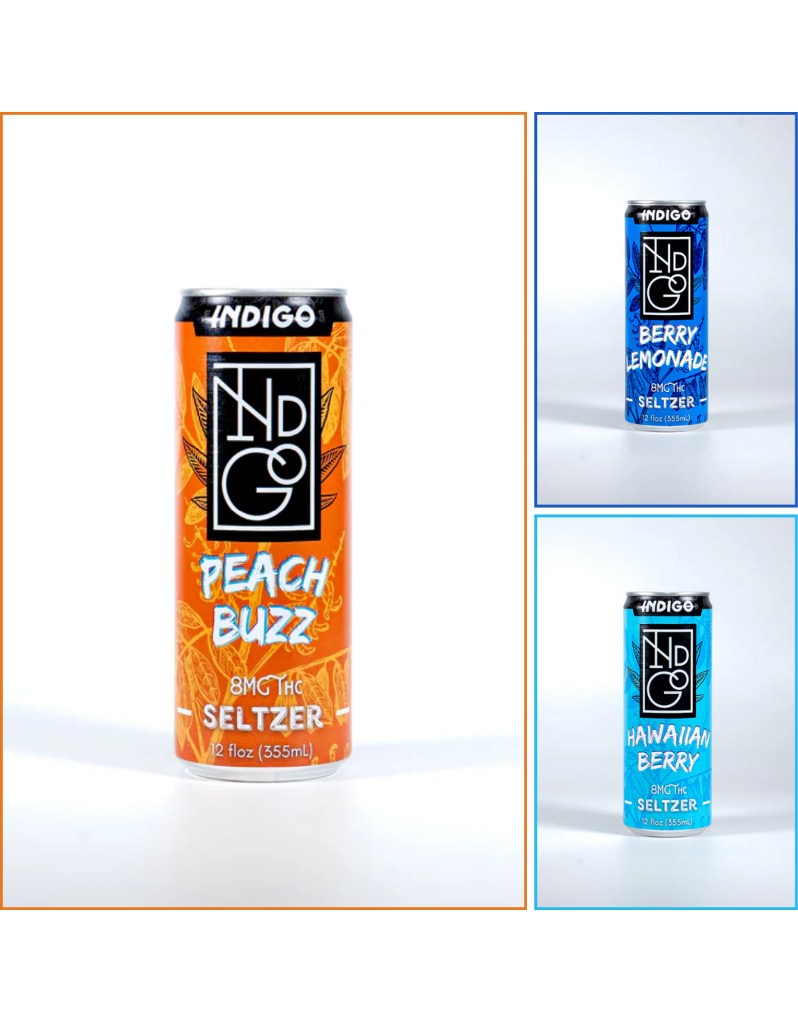 Indigo Indigo 8mg Delta-9 Seltzer 12floz