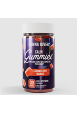 Canna River Canna River 100mg Full Spectrum CBD CBN CBN 2:1:1 Calm Gummies 30ct Strawberry Mango