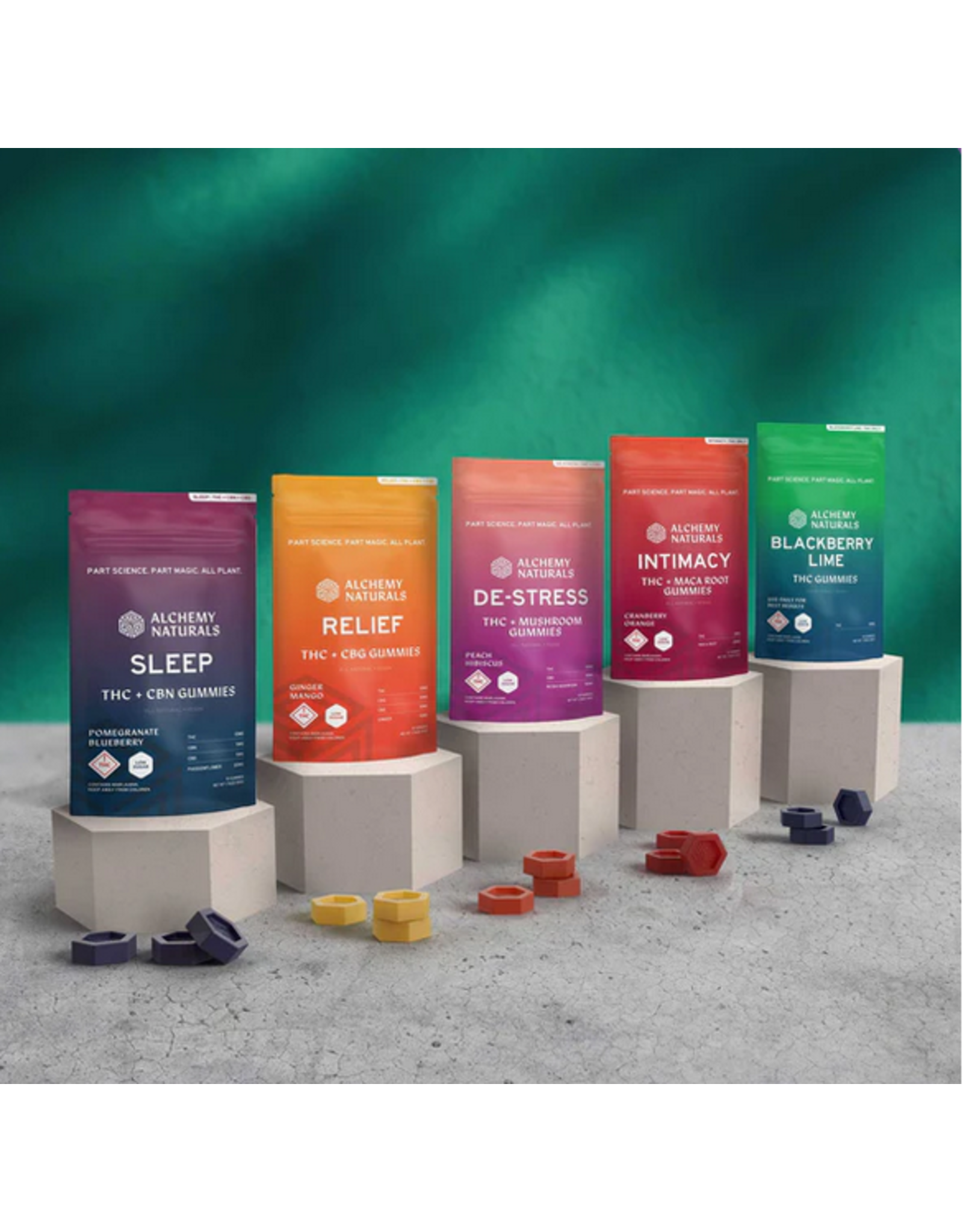 Alchemy Naturals Alchemy Naturals 50mg Full Spectrum CBD Gummies 30ct