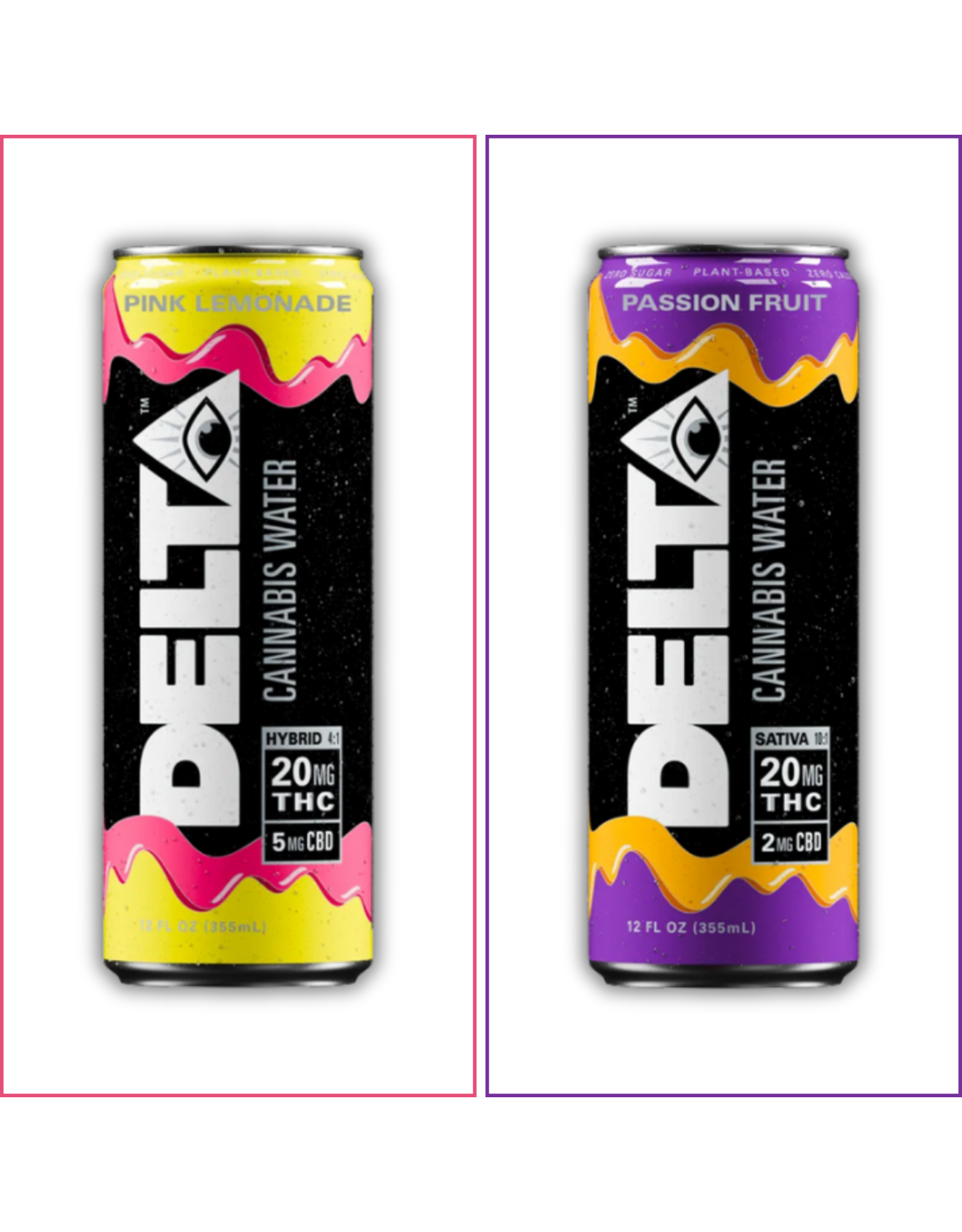 Delta Beverages 10mg Delta-9 2mg CBD Water 12floz