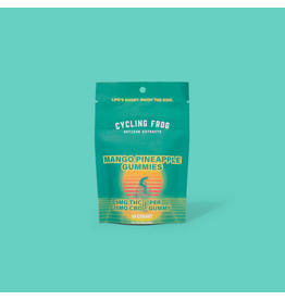 Cycling Frog Cycling Frog 5mg Delta 9 25mg CBD Mango Pineapple Gummies 10ct