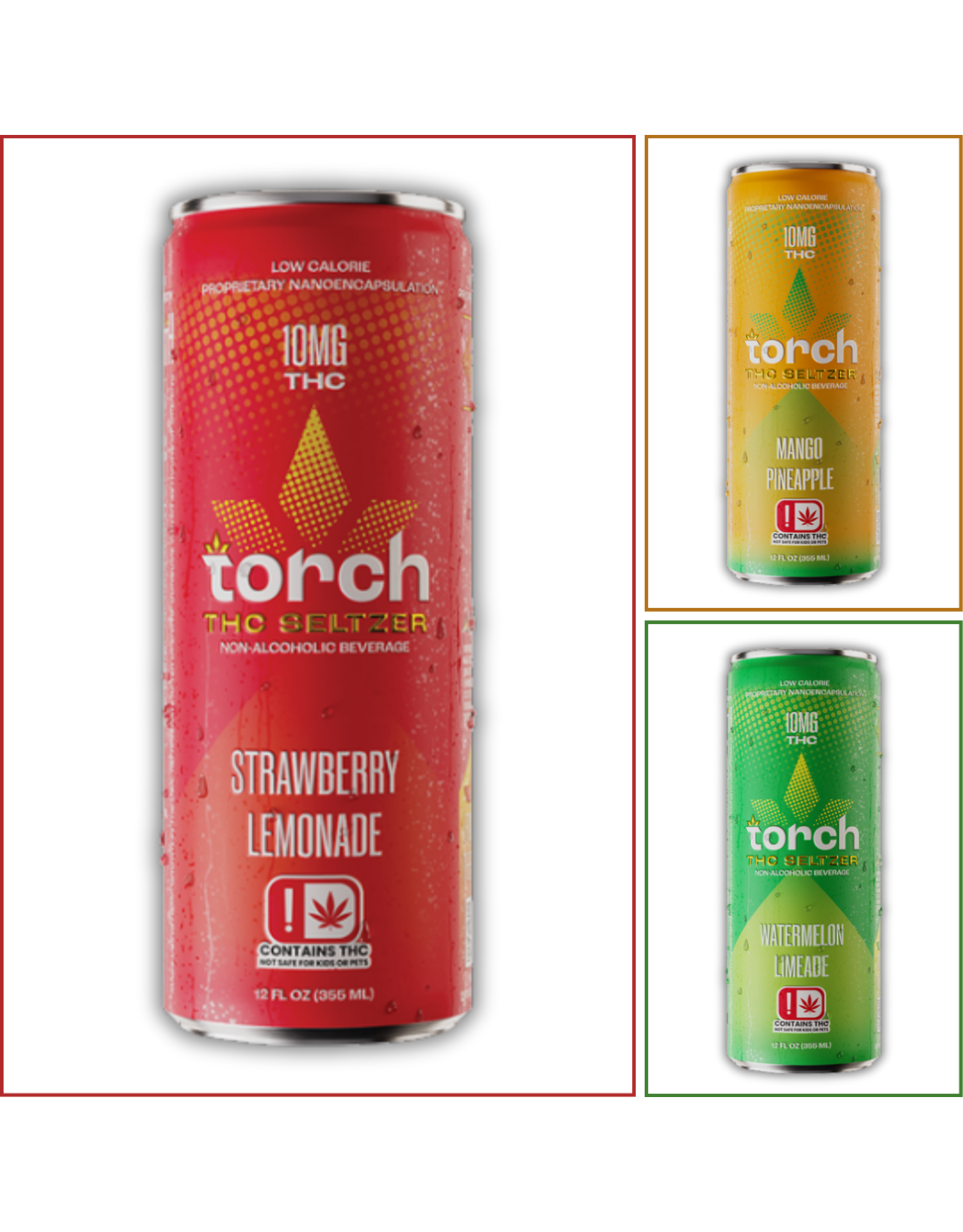 Torch Drinks Torch 10mg Delta-9 THC 5mg CBD Seltzer 12oz