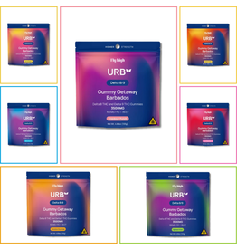 URB Urb 100mg Delta 8/9 Gummy Getaway Barbados 35ct