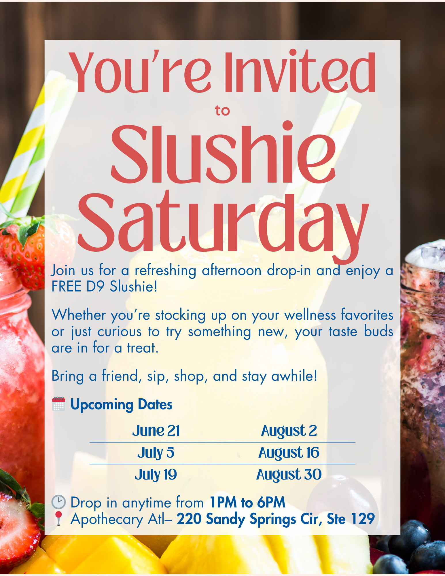 Slushie Saturday!