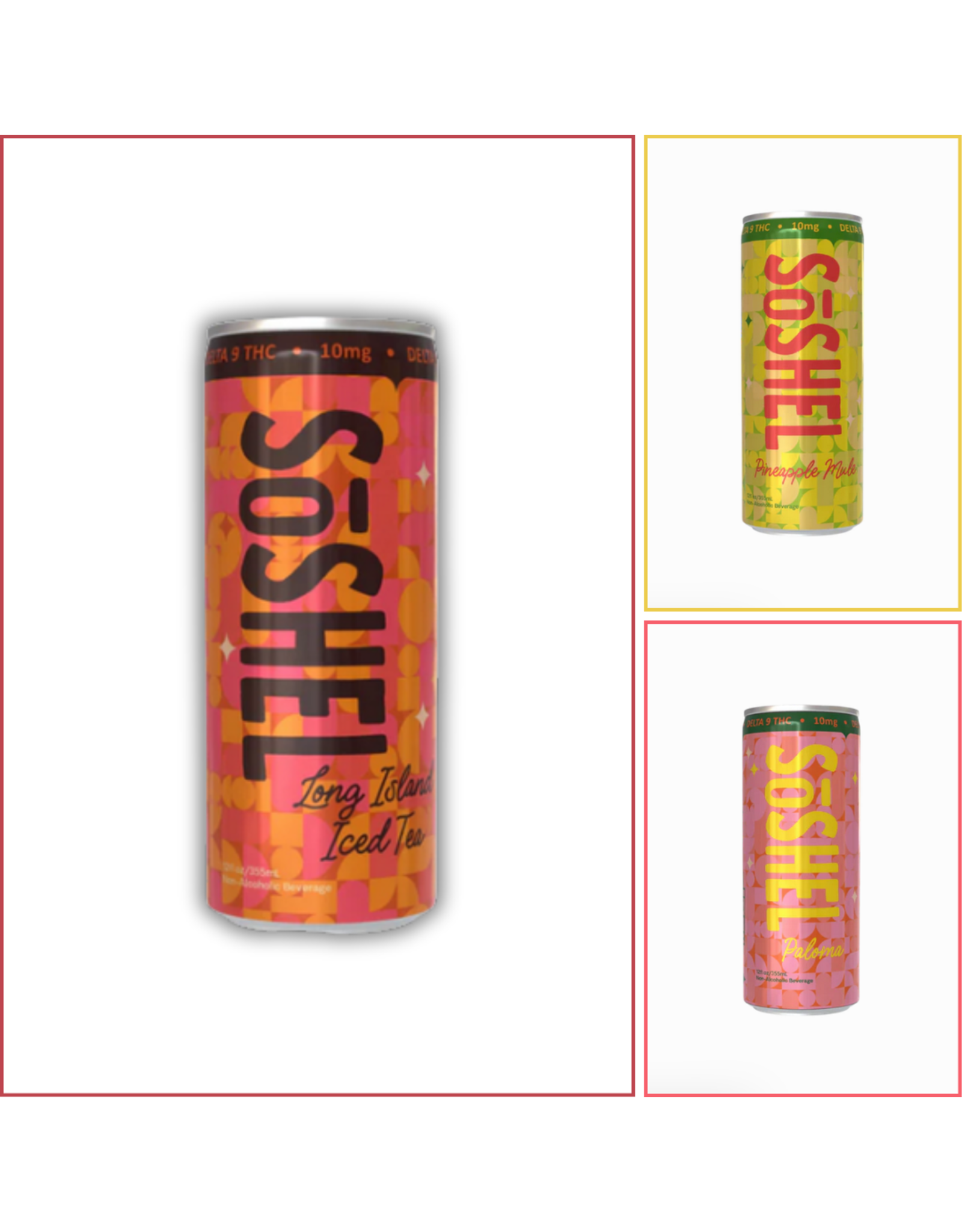 SoSHEL SoSHEL 10mg Delta-9 Seltzer 12floz