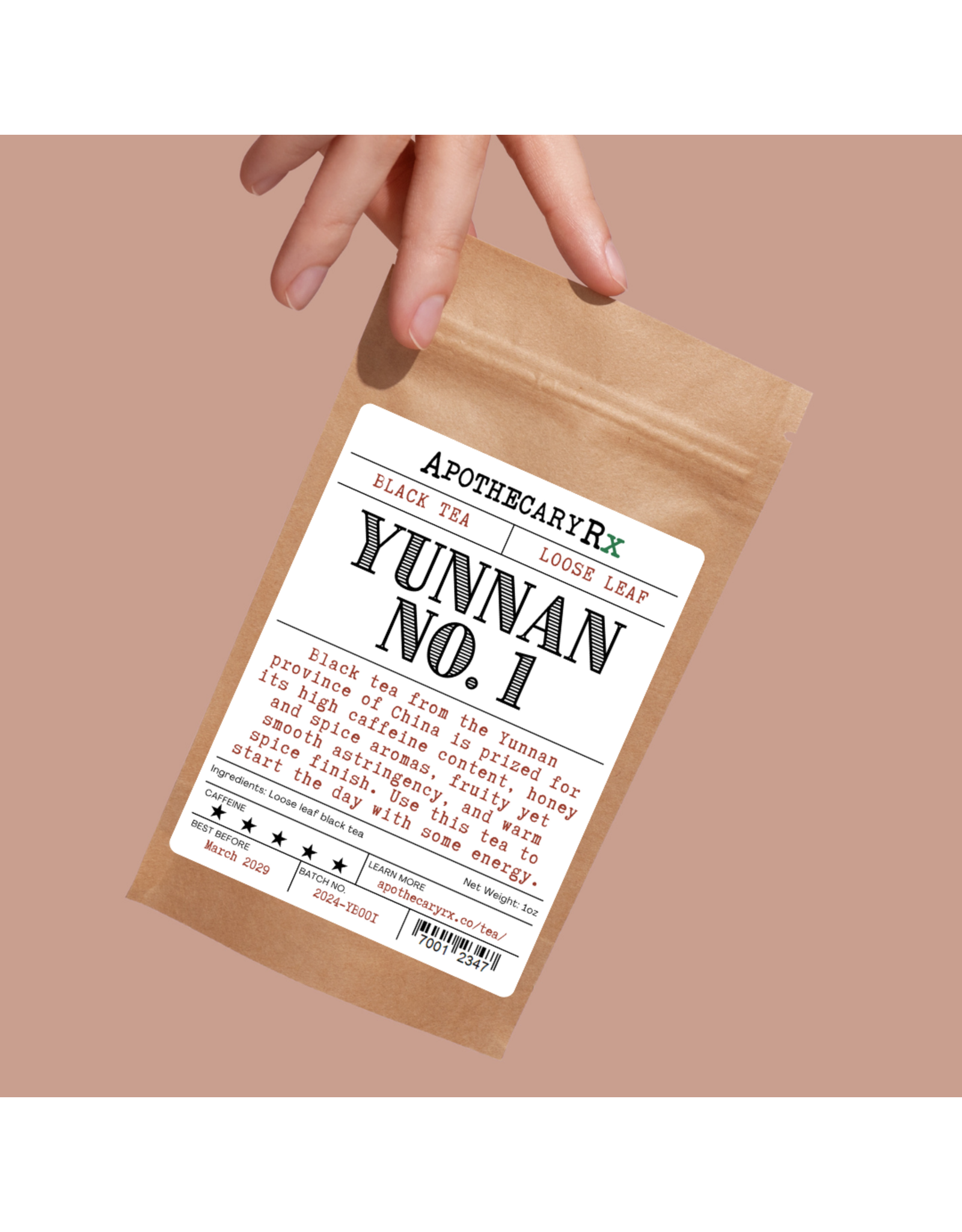 Apothecary Rx Apothecary Rx Yunnan No. 1 Loose Leaf Tea 1oz