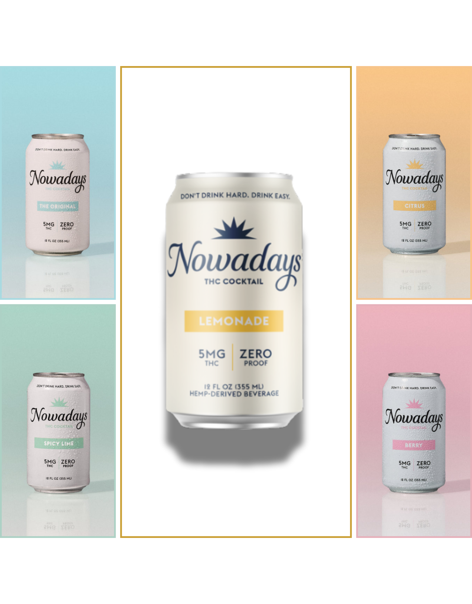 Nowadays 5mg  Delta-9 Zero Proof Cocktail 12floz