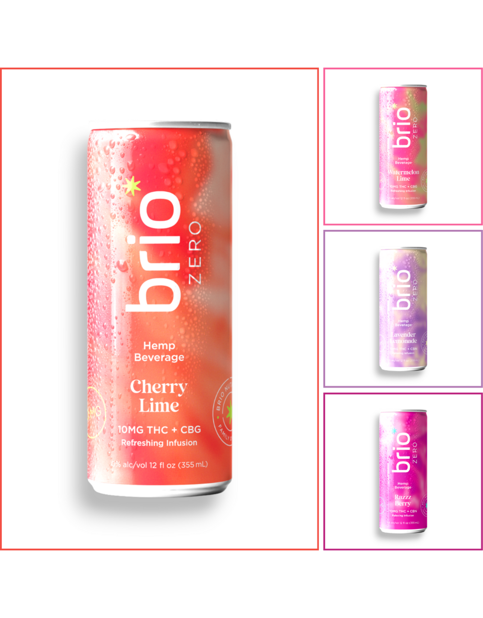 Brio Brio 10mg Delta-9 Seltzer 12floz