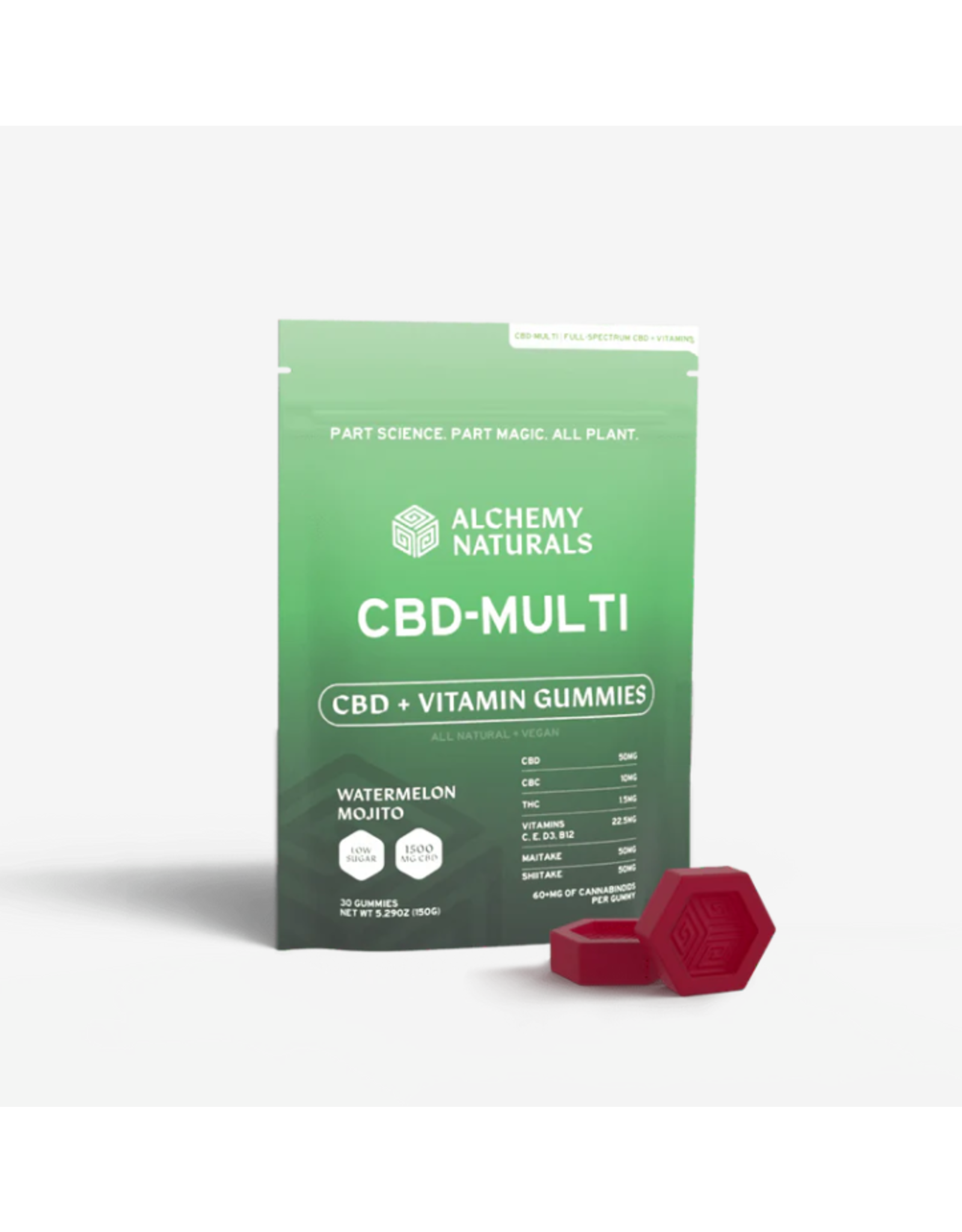 Alchemy Naturals Alchemy Naturals 50mg Full Spectrum CBD Gummies 30ct
