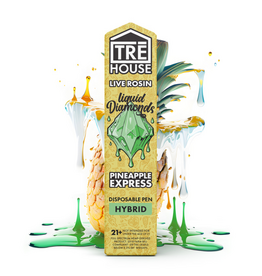 Tre House Tre House Delta-8 Delta-9 Delta-10 THCP HHC Live Rosin Pineapple Express Hybrid 2g