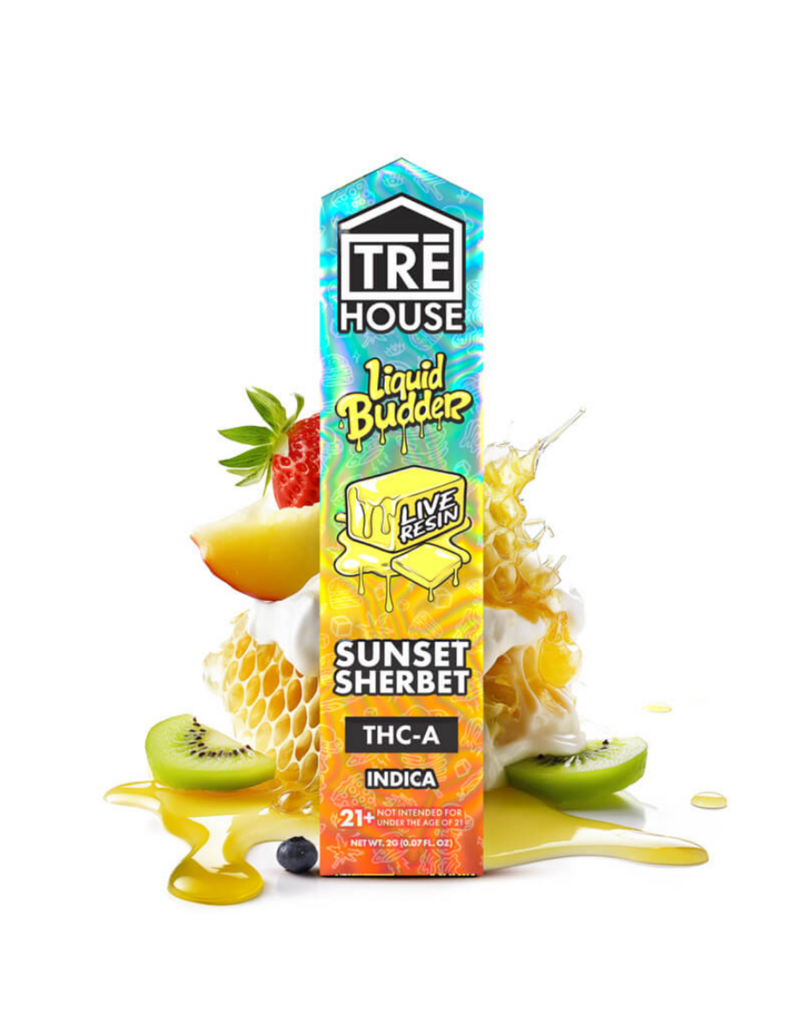 Tre House Tre House Delta-8 Liquid Budder THCa Delta-9 THCP Disposable Sunset Sherbet 2g