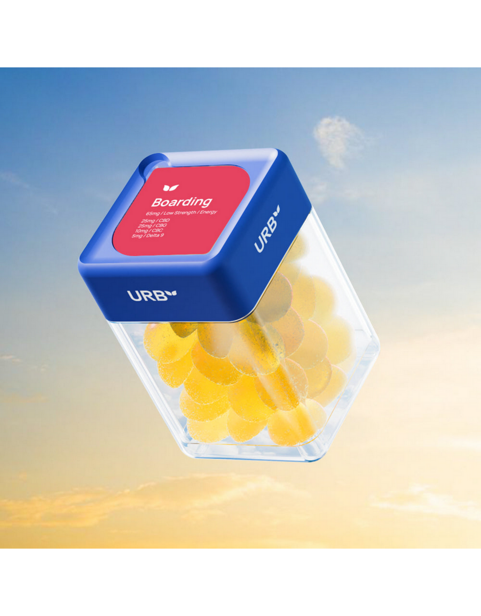 URB Boarding Skybites 5mg Delta-9 25mg CBD 25mg CBG 10mg CBC 30ct