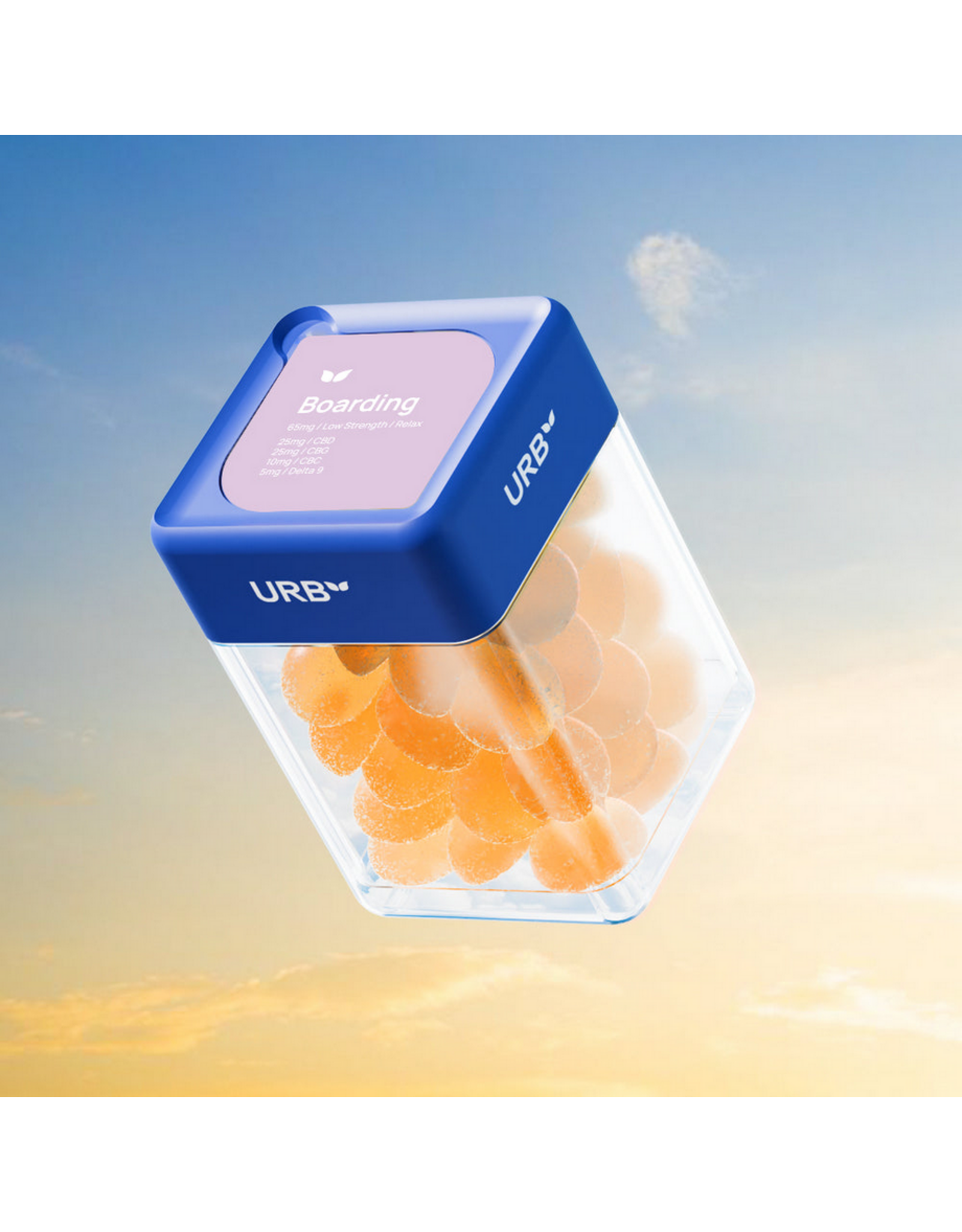 URB Boarding Skybites 5mg Delta-9 25mg CBD 25mg CBG 10mg CBC 30ct