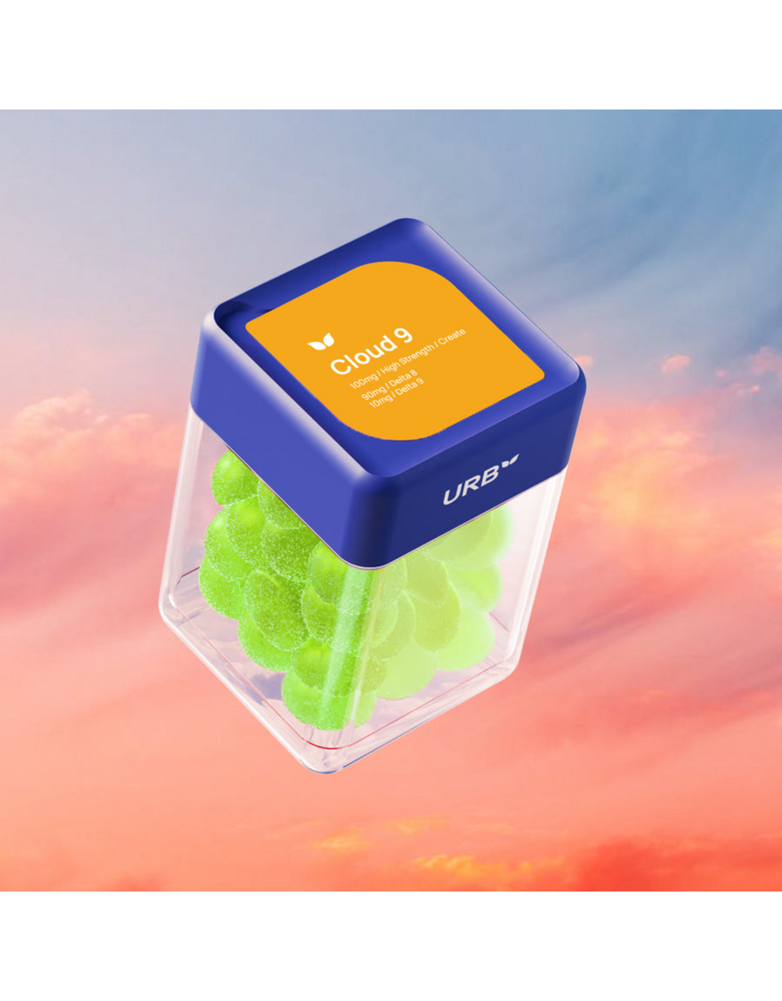 URB Urb Cloud 9 Skybites 100mg Delta-8 Delta-9 30ct