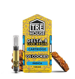 Tre House Tre House Delta-8 Live Resin GS Cookies Indica Cartridge 1g