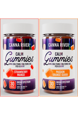 Canna River Canna River 100mg Broad Spectrum CBD CBG CBN Calm Gummies 2:1:1 30ct