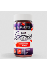 Canna River Canna River 100mg Broad Spectrum CBD CBG CBN Calm Gummies 2:1:1 30ct