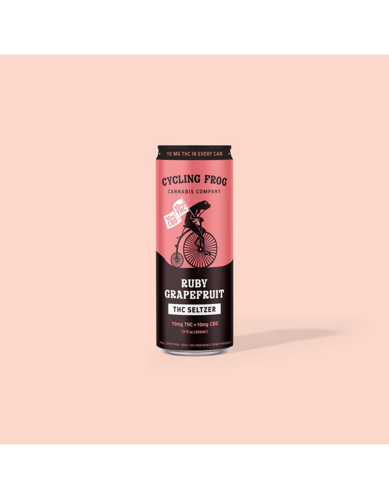 Cycling Frog Cycling Frog 10mg Delta-9 10mg CBD Seltzer 12oz