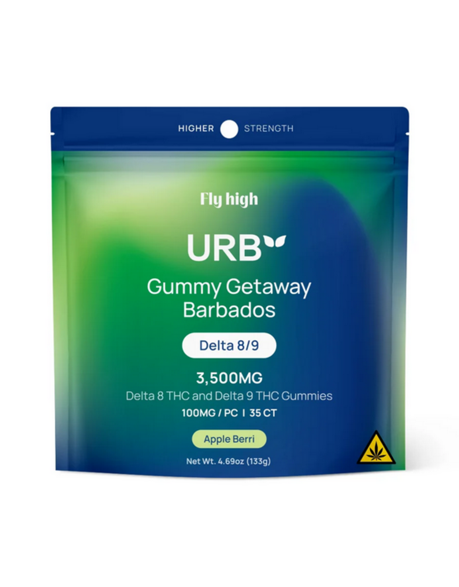 Urb 100mg Delta 8/9 Gummy Getaway Barbados 35ct