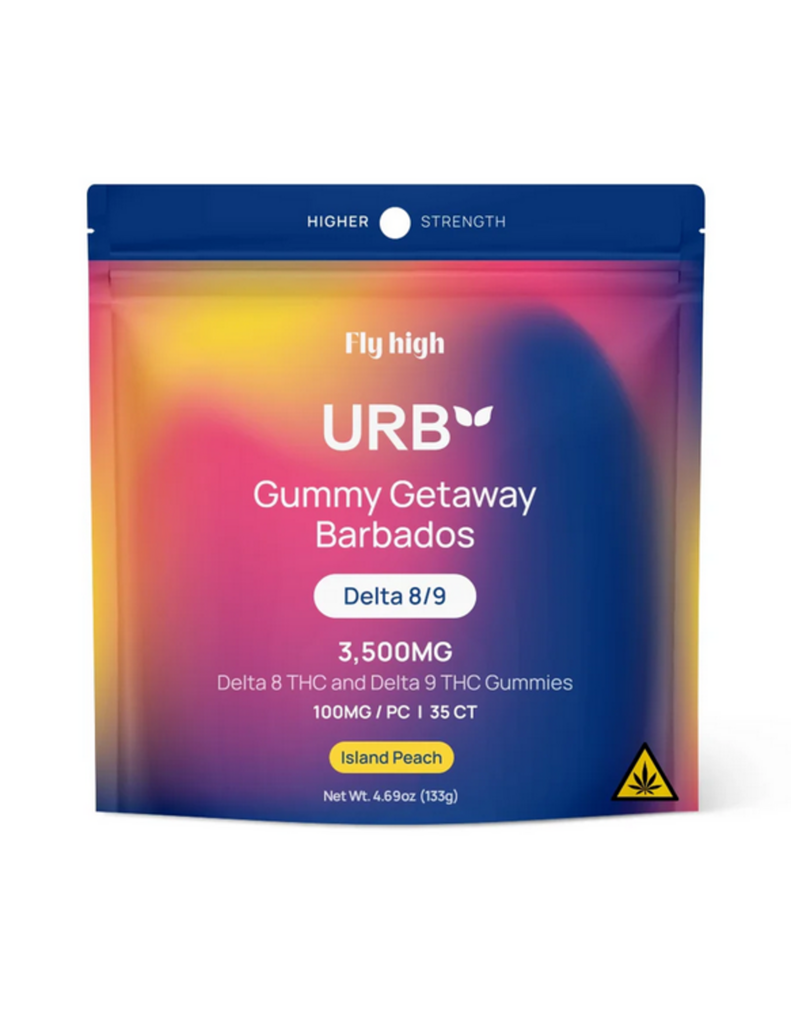 Urb 100mg Delta 8/9 Gummy Getaway Barbados 35ct
