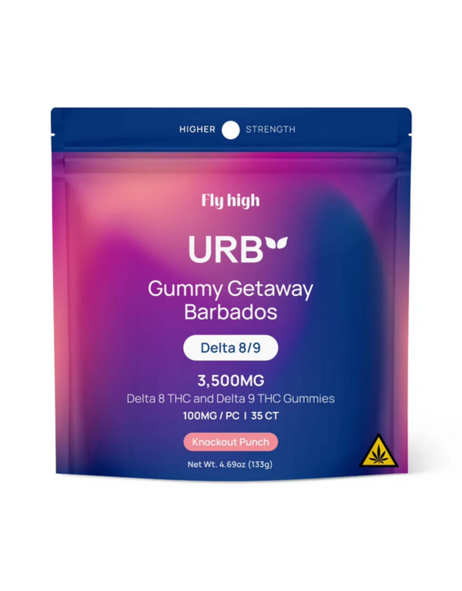 Urb 100mg Delta 8/9 Gummy Getaway Barbados 35ct