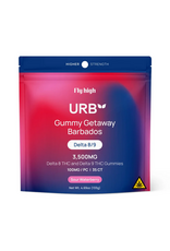 URB Urb 100mg Delta 8/9 Gummy Getaway Barbados 35ct