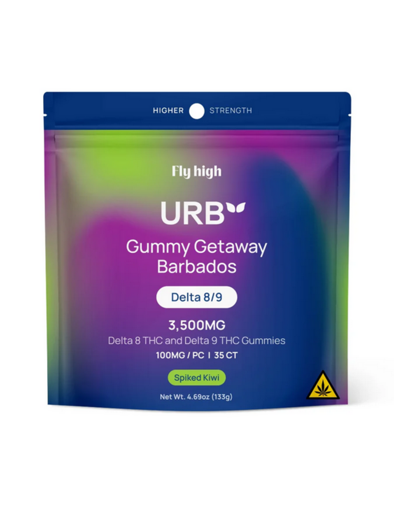 Urb 100mg Delta 8/9 Gummy Getaway Barbados 35ct