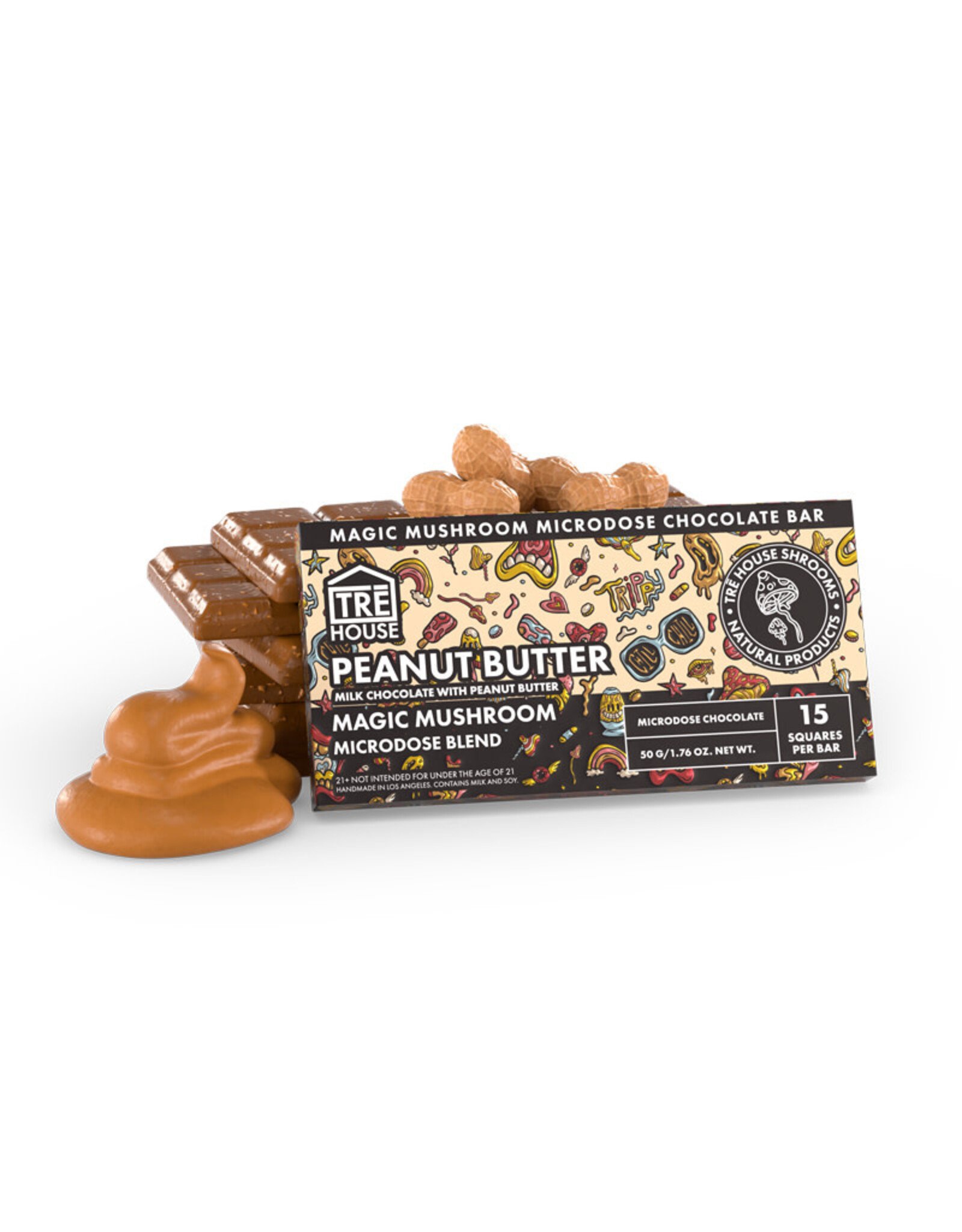 Tre House Tre House Magic Mushroom Microdose Chocolate Bar