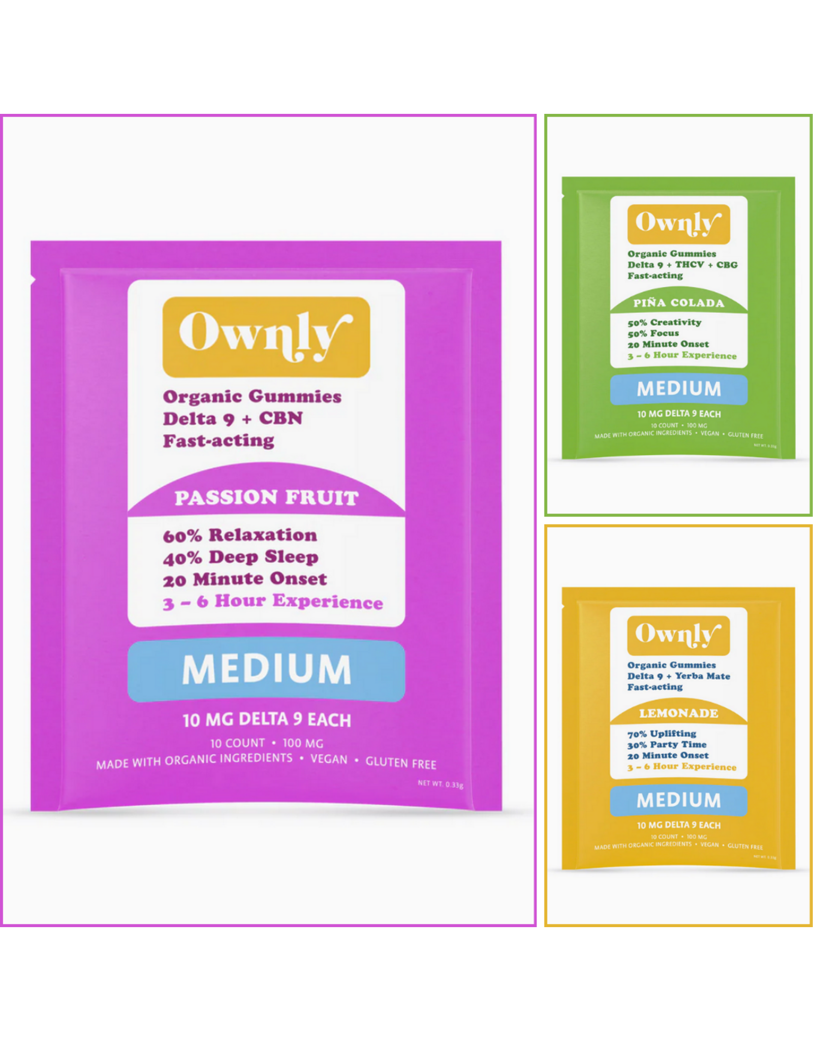 Ownly Organics Ownly Delta-9 THC Gummies 10ct