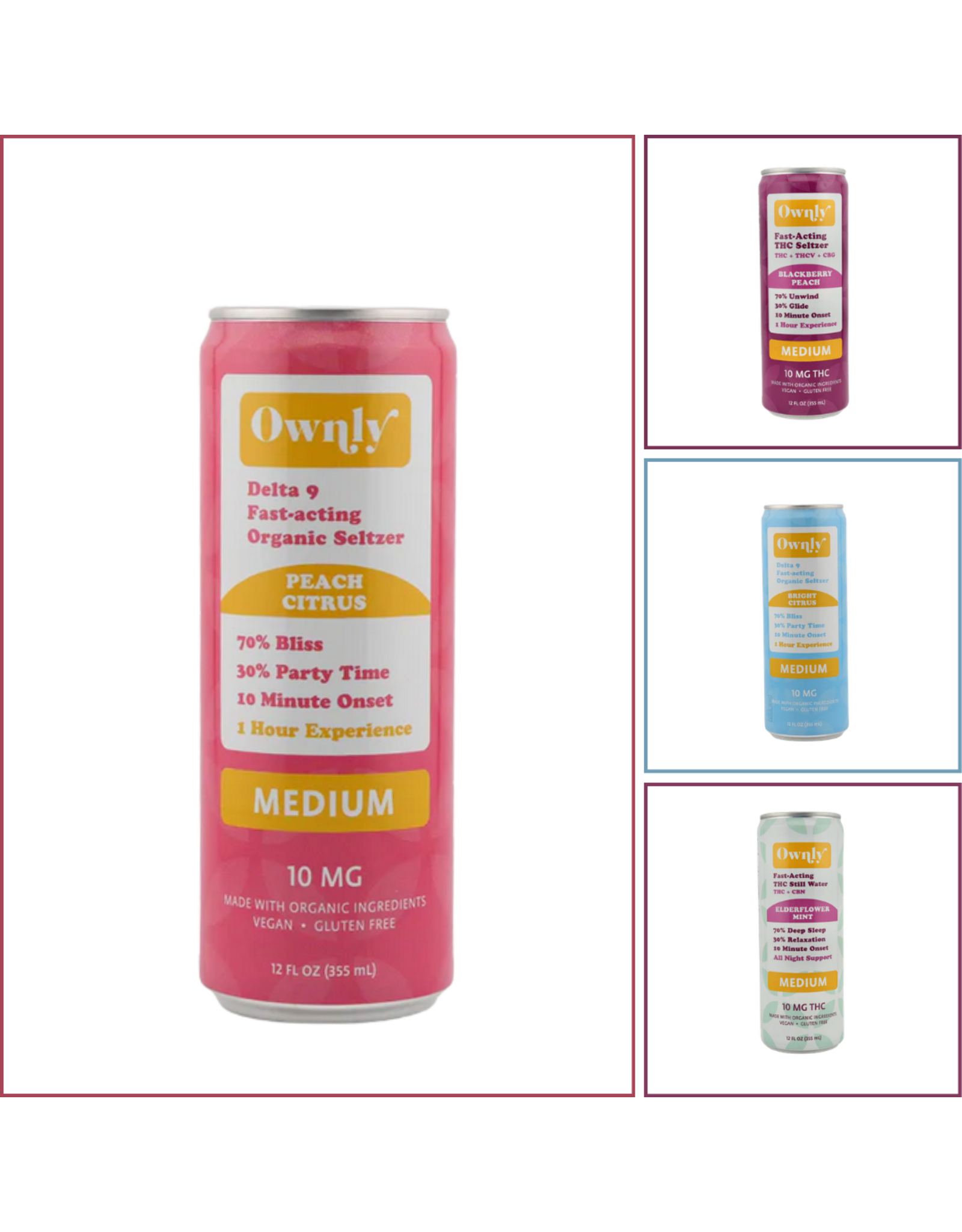 Ownly Organics 10mg Delta-9 Seltzer 12floz