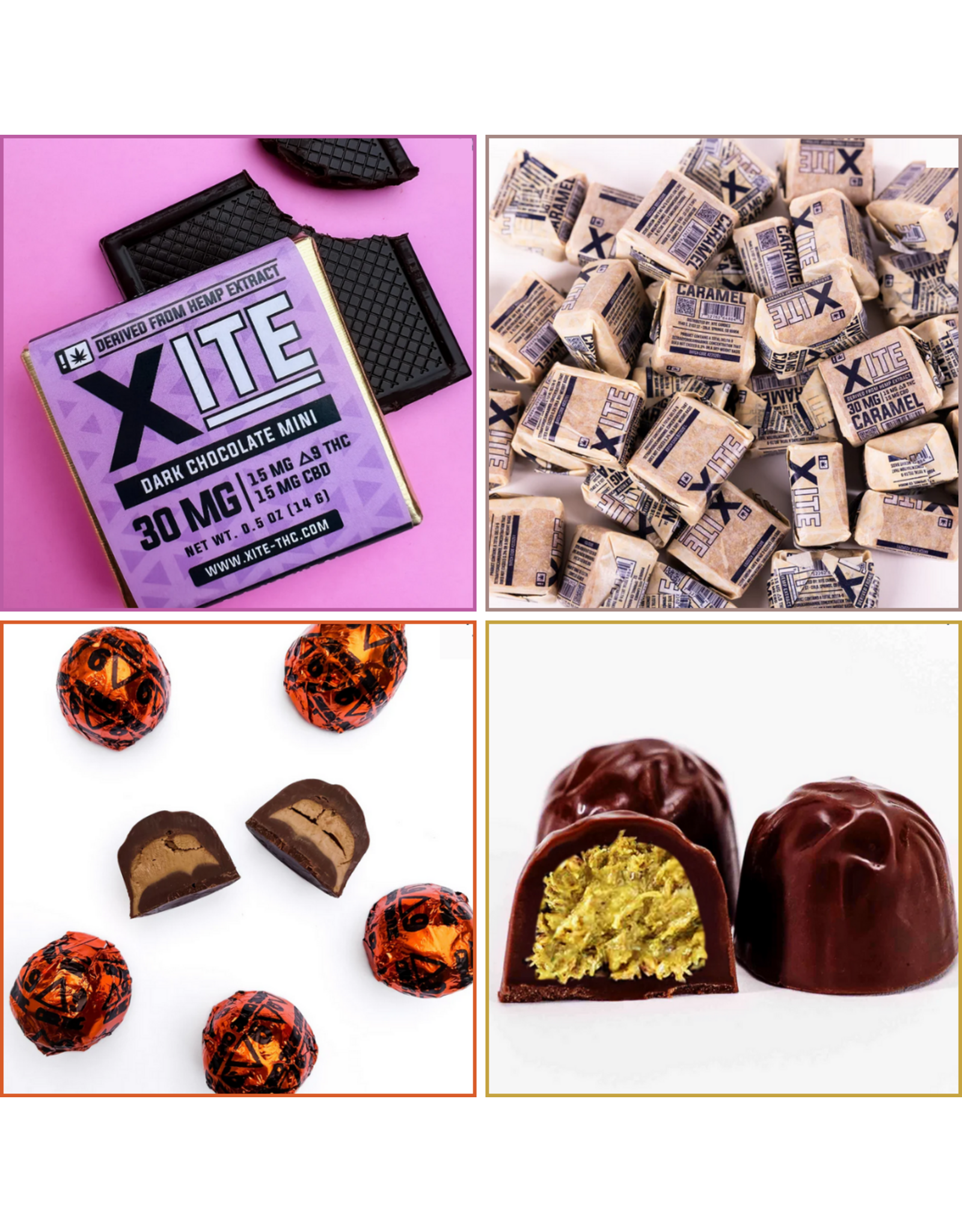 XITE 15mg Delta-9 15mg CBD Candy 1ct