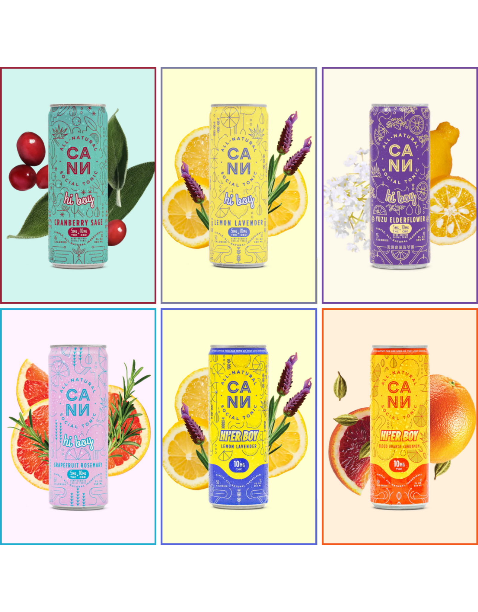 CANN CANN Delta-9 CBD Social Tonic Beverages