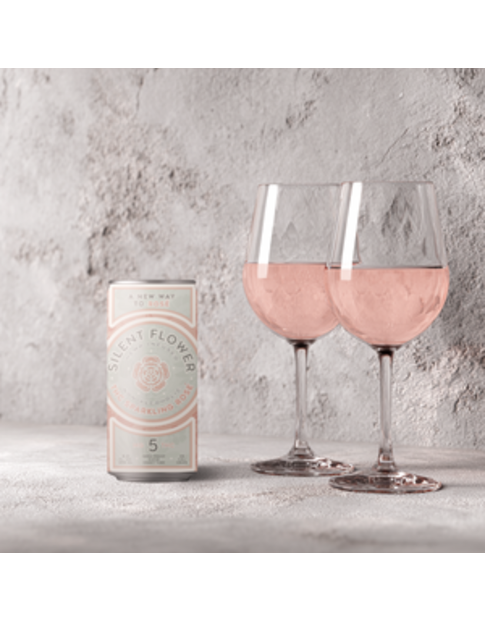 Silent Flower Silent Flower 5mg Delta-9 THC Sparkling Rose 8.4floz