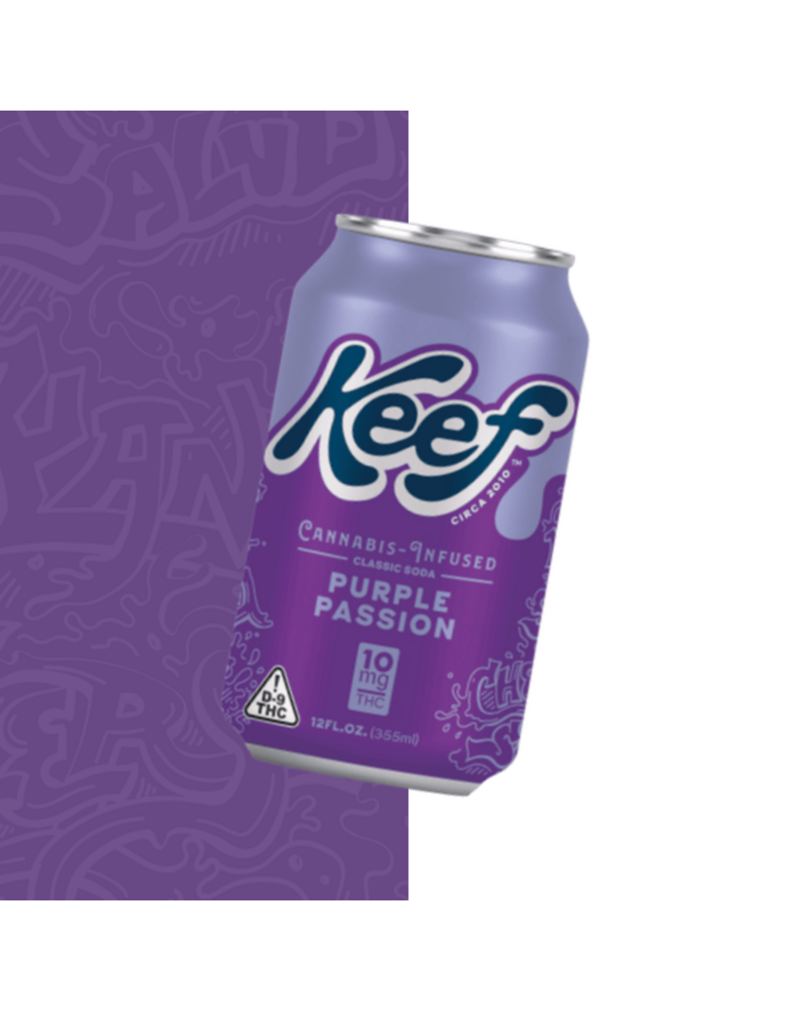 Keef Keef 10mg Delta-9 Soda 12floz