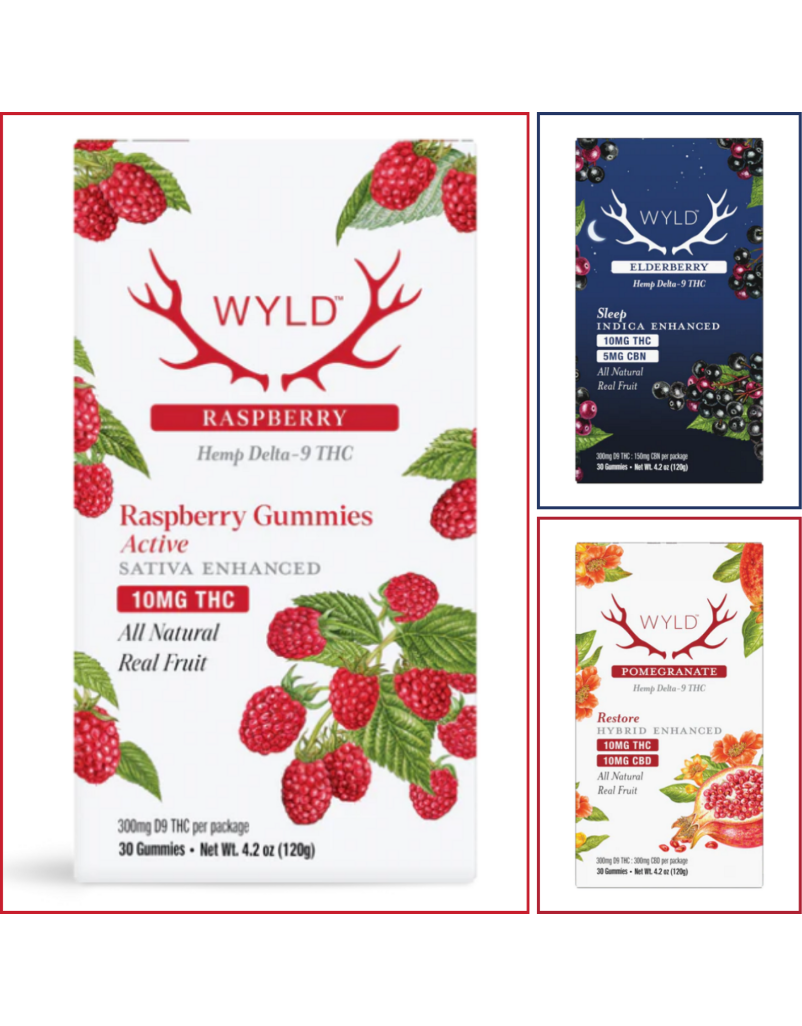 Wyld Wyld 10mg Delta-9 THC Gummies 30ct