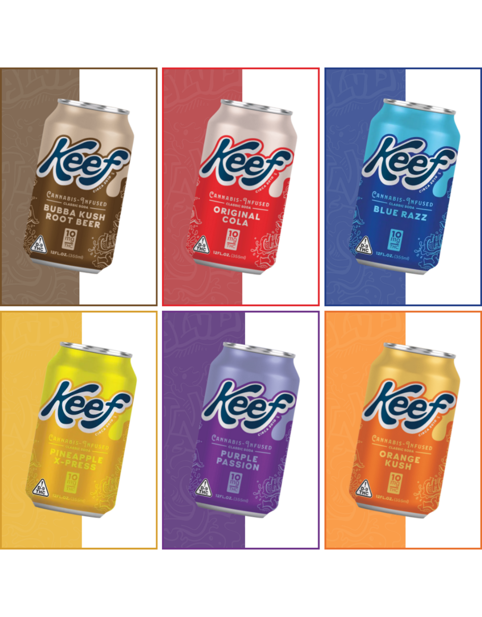 Keef Keef 10mg Delta-9 Soda 12floz
