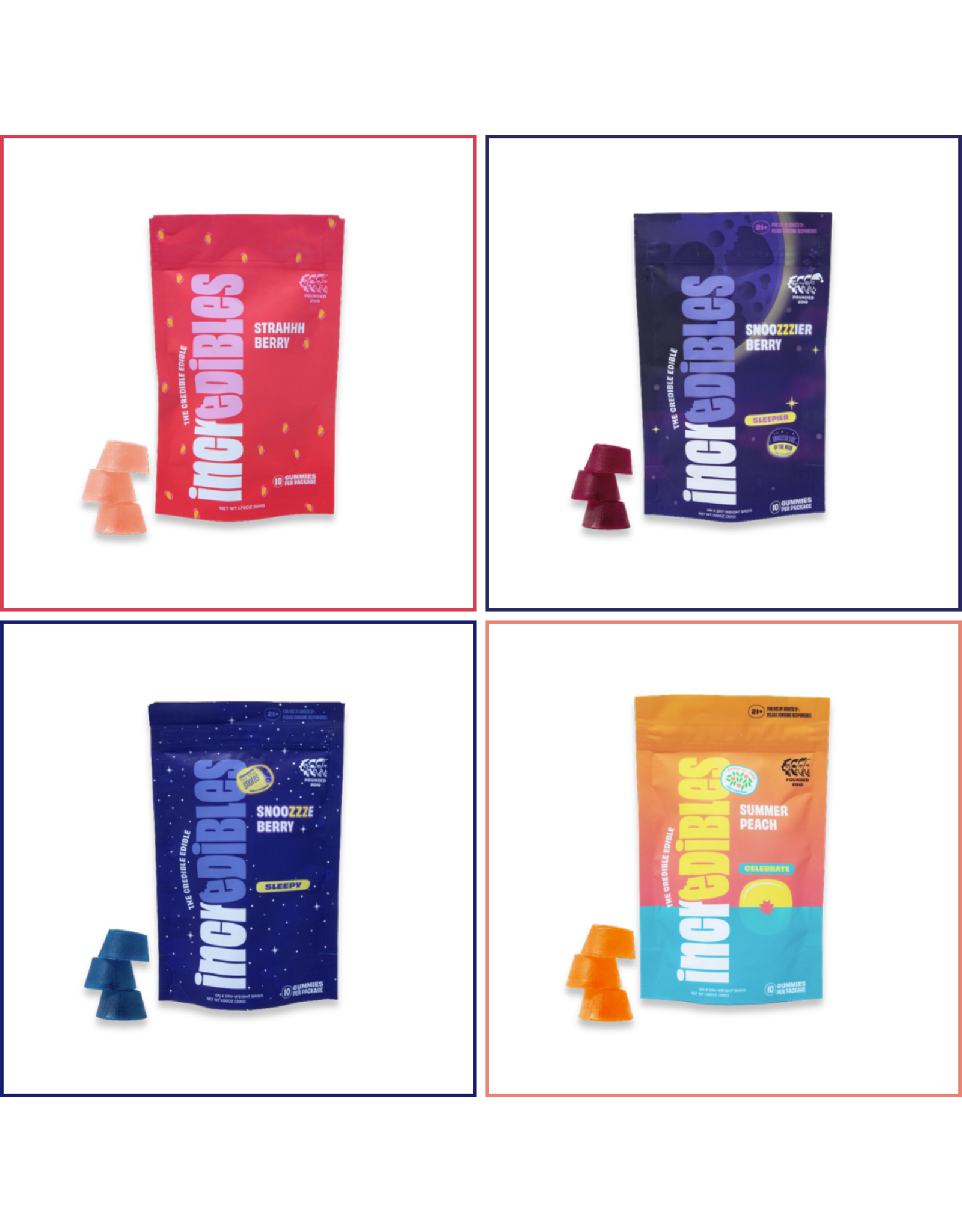 Incredibles Incredibles 10mg Delta-9 Gummies 10ct