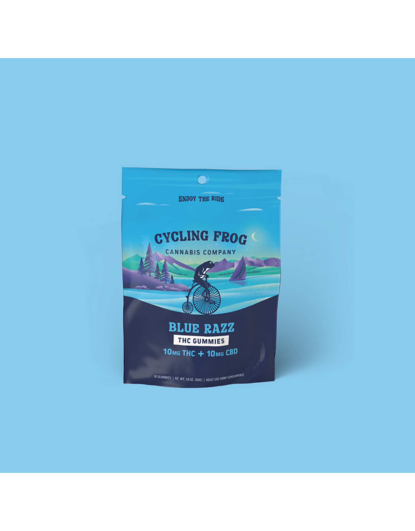 Cycling Frog Cycling Frog 10mg Delta-9 10mg CBD Gummies 10ct