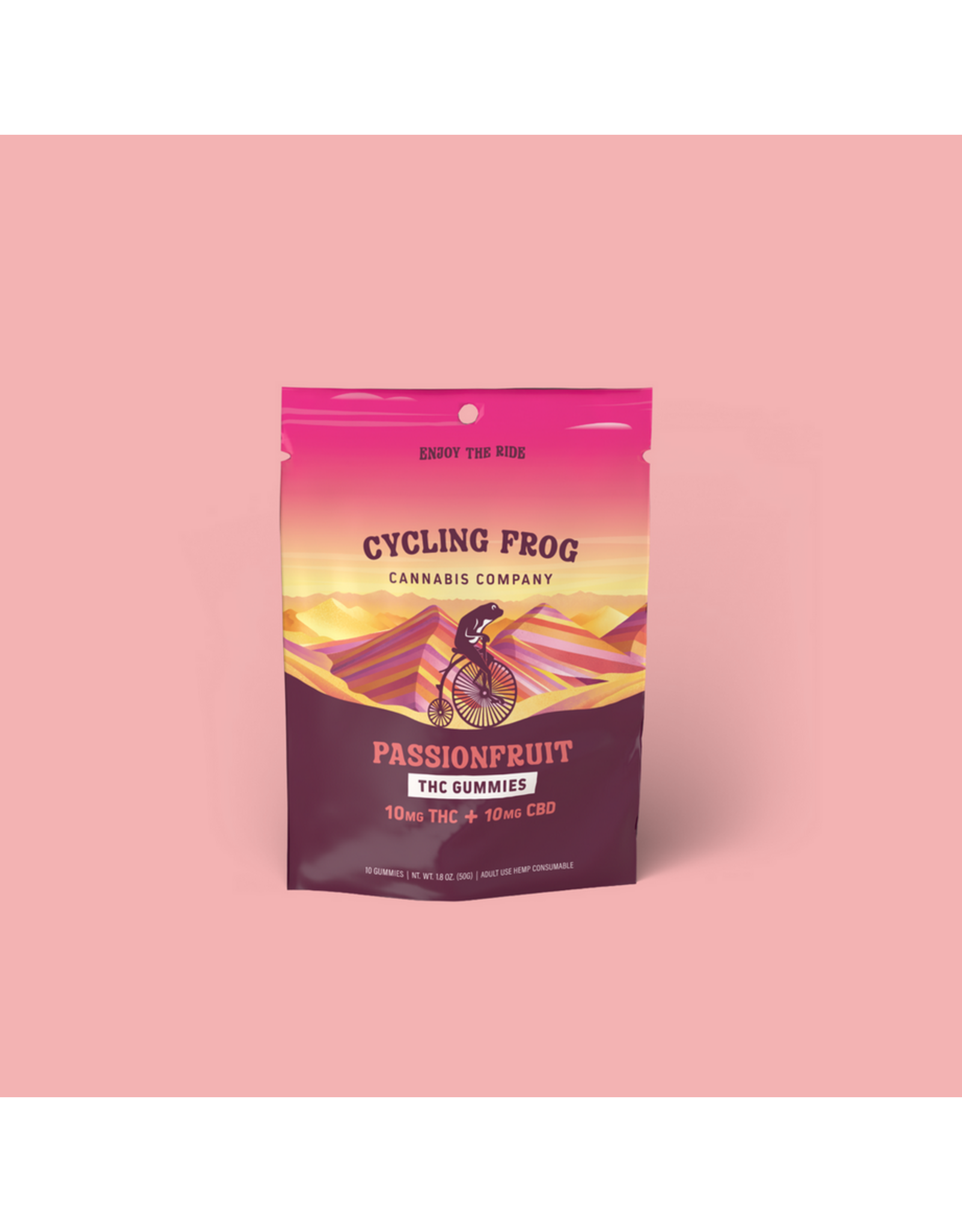 Cycling Frog Cycling Frog 10mg Delta-9 10mg CBD Gummies 10ct